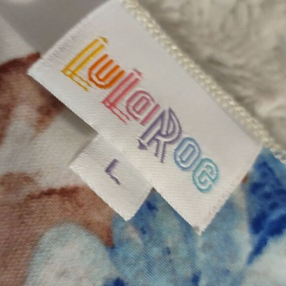 LuLaRoe Floral Open Front Kimono - Picture 6 of 7